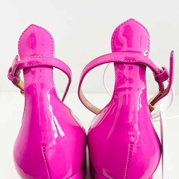 Valentino Garavani Tan-Go Platform Pumps In Patent Leather 155 MM - Picture 6 of 12